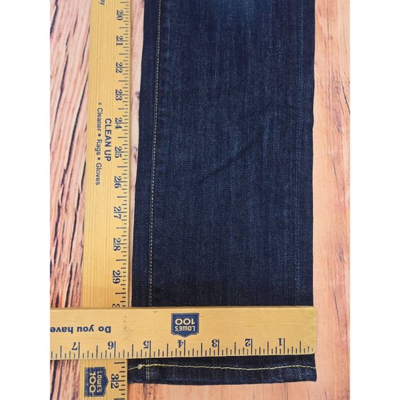 7 For All Mankind Roxanne Skinny Jeans Womens 26 (28x32) Dark Wash - Picture 8 of 8
